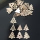 thumbnail image 5 of 100 Piezas de Rodajas decorativas de Navidad perfecl Formas de adornos para decoraciones navideñas fabricación de tarjetas para Árbol de Navidad Piezas de madera sin terminar, 5 of 8