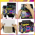 thumbnail image 4 of PIXHOTUL 80s 90s Party Favor Boxes, Novelty Boom Box Favors Candy Paper Boxes Gift Treat Goodie Candy Boxes 80s Retro Radio Decorations Table Centerpieces for 80s 90s Hip Hop Party Decorations, 4 of 8