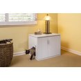 thumbnail image 3 of New Age Pet® ecoFlex ProMax LitterLoo Cat Litter Box Cover Table in Antique White with No Track Litter Mat, 3 of 9