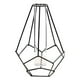 thumbnail image 2 of Florero , maceta de , terrario, soporte geométrico de Metal, florero de , Estilo 2 Negro Macarena jarrón hidropónico, 2 of 7