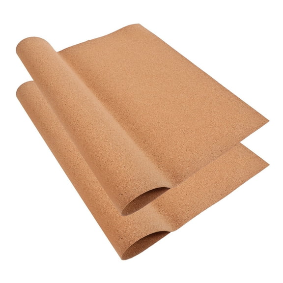 WEUVEB Cork Shelf Liner for Kitchen Cabinets and Drawers Wear Resistant Brown