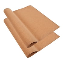 WEUVEB Cork Shelf Liner for Kitchen Cabinets and Drawers Wear Resistant Brown