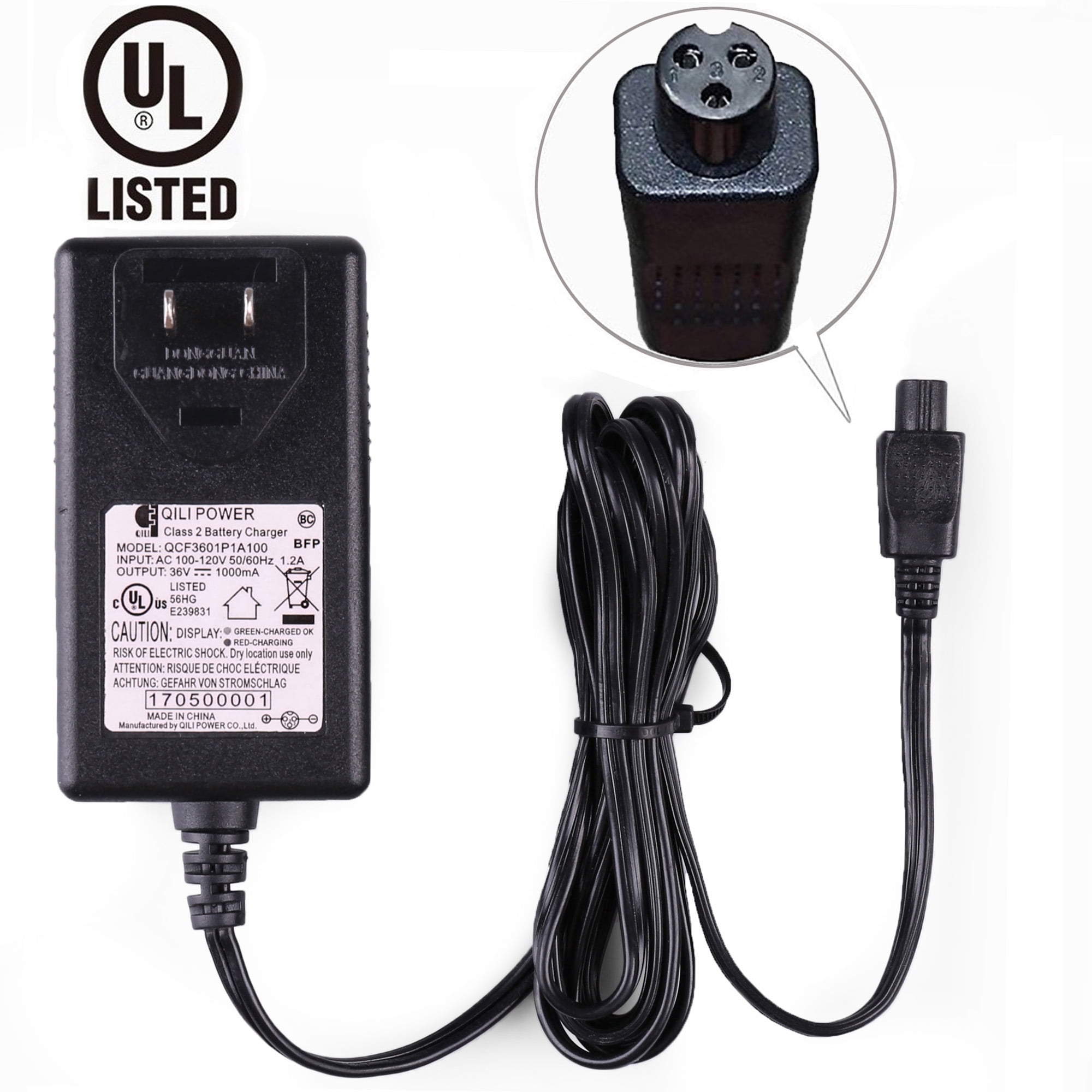 Universal Hoverboard Charger Lithium Battery Charger for Self