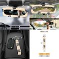 thumbnail image 7 of Yuyamidu Black Pug Car Seat Cover Set with Steering Wheel Cover Seat Belt Covers Trash Bag Air Vent Phone Holder Rearview Mirror Cover Cup Coasters Key Chain 15 PCS Beige Auto Accessories, 7 of 7