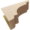 thumbnail image 6 of 11"W x 33"D x 22"H Classic New Brighton Rough Cedar Woodgrain TimberThane Corbel, Primed Tan, 6 of 6