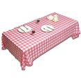 thumbnail image 1 of Summer Party Supplies Red and White Plaid Buffalo Plaid Rectangular Tablecloth, 1 of 4