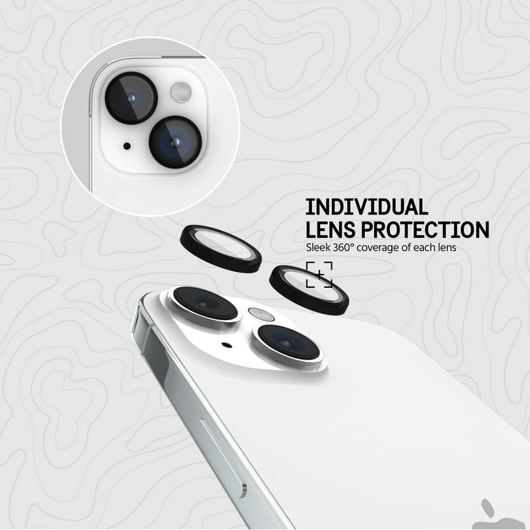 Pelican Aluminum Ring Lens Screen Protector for iPhone 15 and iPhone 15 Plus