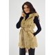 thumbnail image 5 of Chaleco de peluche con cinto Juvenil, 2410 (Beige) beige M, 5 of 6