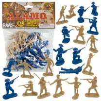BMC The Alamo Plastic Army Men - Texas vs. Mexico 37pc Soldier Figures