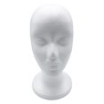 thumbnail image 4 of Cabeza de maniquí de espuma Baoblaze para Mujer Diadema Auriculares color Blanco, 4 of 8