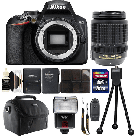 Nikon D3500 24.2MP Digital SLR Camera AF-S 18-140mm Lens Best Black Friday (Best Family Digital Camera)