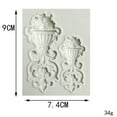 thumbnail image 3 of DIY craft for sugar Cake Vintage Fondant Silicone for , Cake Decoration, Cupcake Topper, Polymer Clay, Baking , Craft DIY, 3 of 8