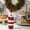 I, variant on DIANWUDG Knitted Alphabet Wine Bottle Sleeve Red And White Striped Red Wine Sleeve 26 Letters DIY Wine Bottle Decoration