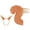 orange, variant on Plush Animal Ears Hair Accessory Headband & Decorative Tail Set, Premium Simulated Velvet Hair Styling Accessory, 7.87x7.09in Headband