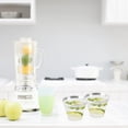 thumbnail image 2 of Inteprter Vasos de plástico elegantes y duraderos de 100 piezas para todas las necesidades de bebidas, práctico vaso transparente para bebidas Mostrada Borde de oro rosa., 2 of 6
