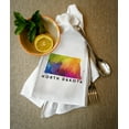 thumbnail image 2 of North Dakota, State Abstract Watercolor (100% Cotton Tea Towel, Decorative Hand Towel, Kitchen and Home), 2 of 3