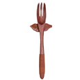 thumbnail image 2 of Natural Solid Wooden Pasta Fork with Three Teeth for Kitchen Meals Accessories 2pcs, 2 of 3