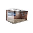 thumbnail image 2 of Vitrine de Garage Moulée sous Pression à l'Échelle 1/18 Scène de Stationnement avec Protection Lumineuse Mini Boîtes de Rangement pour Voitures Moulées sous Pression pour Diorama Briques Rouges, 2 of 8