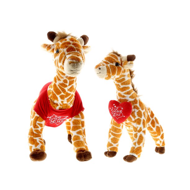 stuffed giraffes