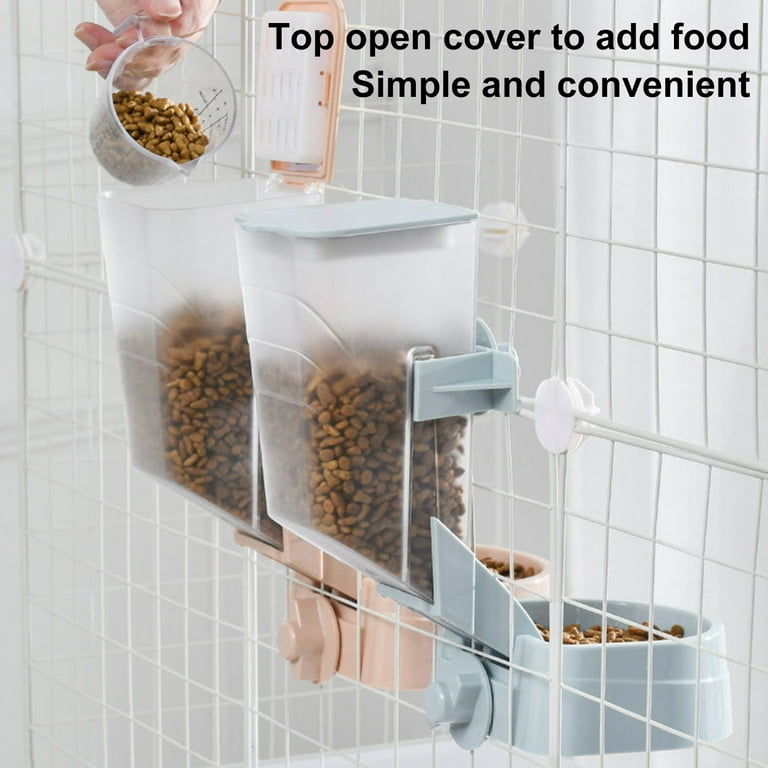 WORUIJIA Wall Mounted Dog Feeder, Metal, Foldable, 90 Swing, Rust  Resistant, Easy to Clean, Recommended by Veterinarians