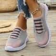 thumbnail image 6 of Willtoo Women's Slip-On Sneaker Breathable Mesh Tennis Shoes Light Weight Weaving Shoes, 6 of 7