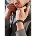 thumbnail image 3 of Cadena de eslabones cubanos PROSTEEL Pulsera de 16 mm acero inoxidable chapado en negro 8.2 pulgadas, 3 of 8