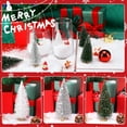 thumbnail image 6 of SUSHANG 30PCS Artificial Mini Christmas Trees with Wood Base and Bottle Brush Design Perfect for Christmas Tabletop Decor DIY Winter Crafts and Ornaments Ideal for Holiday Displays and Festive, 6 of 7