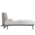 thumbnail image 3 of Modway Tracy 3 Piece Full Bedroom Set in Cappuccino Gray, 3 of 4