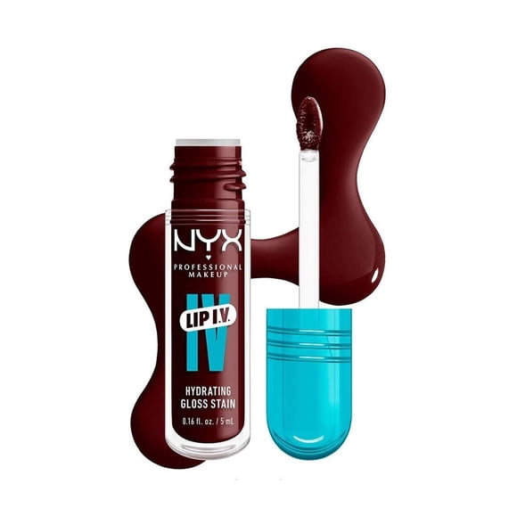 Brillo de labios NYX PROFESSIONAL MAKEUP LIP IV WATER BOUT WINE 5 ML