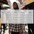 thumbnail image 4 of YODETEY Men’s Hooded Plaid Flannel Shirt Jacket, Midweight Casual Long Sleeve Plaid Shacket, Big and Tall ,Size M-4XL, 4 of 10