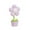 Purple, variant on XYKA Mini Flower Night Light Cute Atmosphere Bedside Lamp Creative Desktop Decoration with Portable Reading Table Lamp for Kids Children Girls Bedroom