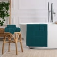 thumbnail image 3 of BELIZZI HOME Ultra Soft 6 Pack Cotton Towel Set, Contains 2 Bath Towels 28x55 inch, 2 Hand Towels 16x24 inch & 2 Wash Coths 12x12 inch, Ideal Everyday use, Compact & Lightweight - Teal, 3 of 7