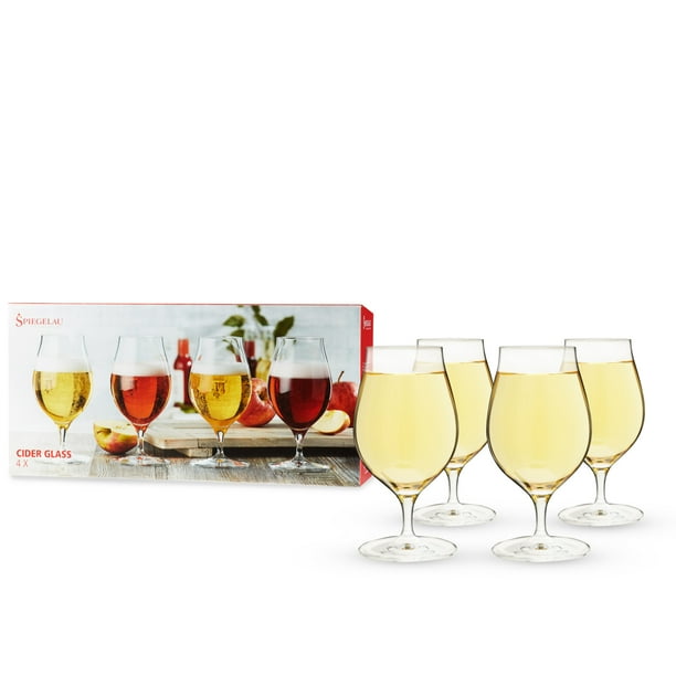 Spiegelau Special Cider Glasses, Set of 4, EuropeanMade LeadFree
