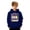 Navy, variant on Hoodies for Boys 100 Day Graphic Loose Fit Pullover Hoodie Top Casual Trendy Boys Hoodies Size 2-3Y