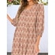 thumbnail image 5 of Vestido largo ANRABESS Boho Summer 2025 con mangas abullonadas y cuello en V, 5 of 6