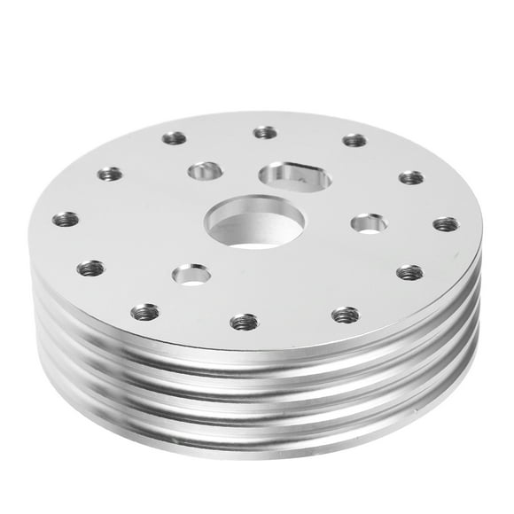 Silver Steering Wheel Quick Release Adapter 1Pcs 9X9X2.7CM