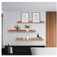 thumbnail image 6 of Large Floating Shelves 36 Inch Wood Wall Mounted Set of 3 Floating Bookshelf Long Wooden Picture Ledge Shelf for Home Decoration, 6 of 6