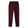 thumbnail image 2 of Mens Sweatpants Open Bottom Baggy Sweat Pants For Men Straight Leg Fleece Loose Fit Gym Athletic Sweatpants With Pockets, 2 of 7