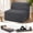 Grey, variant on Folding Sofa Bed with Pillow, Memory Foam Fold Out Chair Bed, Convertible Sleeper Chair with Washable Cover, Futon Floor Couch for Living Room/Dorm/Guest Use/Home Office/Apartment,