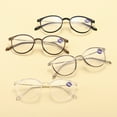 Cold Brown fashion Young reading glasses men antiblue light HD running
