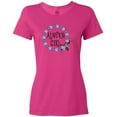 thumbnail image 3 of Inktastic Alaska Girl Forget-Me-Not Flower Women's T-Shirt, 3 of 5