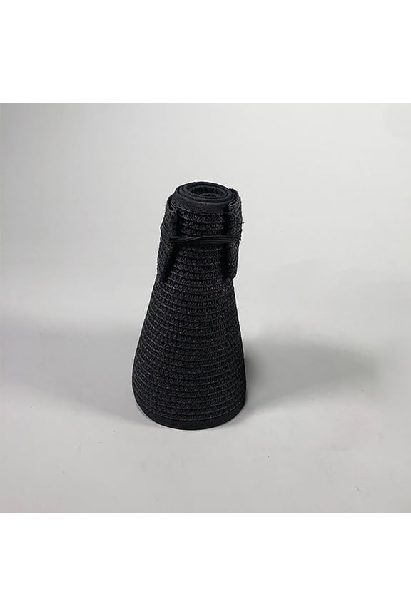 Sun Visor Hats for Womens Uv Upf 50+ Wide Brim Beach Hat Foldable Visor for Womens Women's Wide Brim Roll Up Straw Anti Sun Hat Sun Visor Black One Size