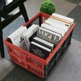 thumbnail image 3 of Obstnny 34 Quart Collapsible Storage Bins, Stackable Milk Crate, 3 Packs, 3 of 6