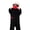 Black, variant on Silly Onesie Funny Onesie Pajamas for Adults, Fluffy Hooded Jumpsuit with Pockets, Wearable Blanket for Home Loungewear, Funny One Piece Loungewear Unisex
