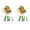 Gold, variant on POYOGA 2Pcs Large Loop Wall Plate Metal Post Queues Line Barrier Hanging Circle Hook