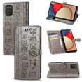 thumbnail image 2 of Funda Cartera FOXDOCK para Samsung Galaxy A02S , Flip PU con Relieve de Gatos y Perros, Tarjetero y Soporte, 2 of 6