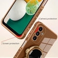 thumbnail image 2 of for Samsung Galaxy A13 5G Case Astronaut Plating Electroplate Luxury Elegant Case Camera Protector Kickstand Shockproof Protective Corner Back Cover Galaxy A13 5G Case -Brown, 2 of 11