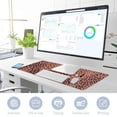thumbnail image 4 of JSTEL Leopard Cheetah Prints Rose Gold Large Gaming Mouse Pad Big Mousepad Mice Keyboard Mat with Non-Slip Rubber Base for Computer Laptop Home & Office, 31.5 X 15.7 inch, 4 of 6