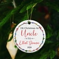 thumbnail image 3 of Personalized 1St Christmas As Uncle Ornament, Customized First Christmas As Uncle Ceramic Ornament, Gift for New Uncle, Decorations Tree, Uncle Gift, Uncle Christmas Ornament for Hanging Tree PgJwnI, 3 of 6