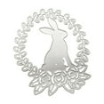 thumbnail image 1 of Easter Rabbit Metal Cutting Dies Wreath Bunny Die Cuts Embossing Stencil Template Tool for DIY Album Stamp Scrapbook Decor, 1 of 8